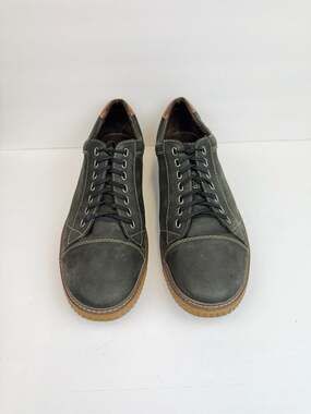 Johnston & Murphy Black Leather Lace-Up Sneakers 25-2347 Mens Size 13M